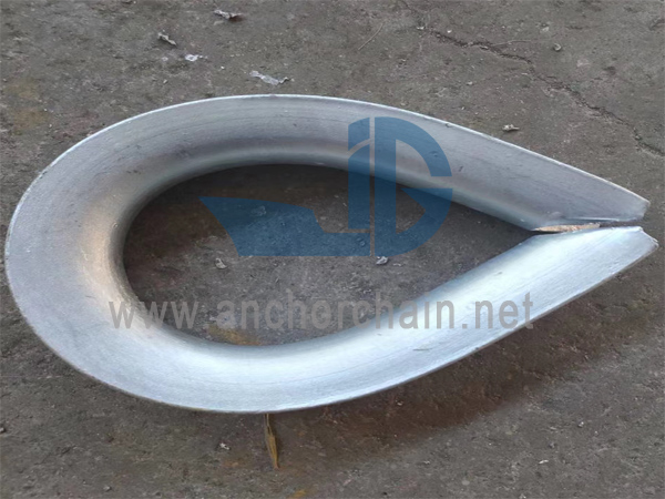 BS464 Biasa Thimble kanggo Steel Wire Tali