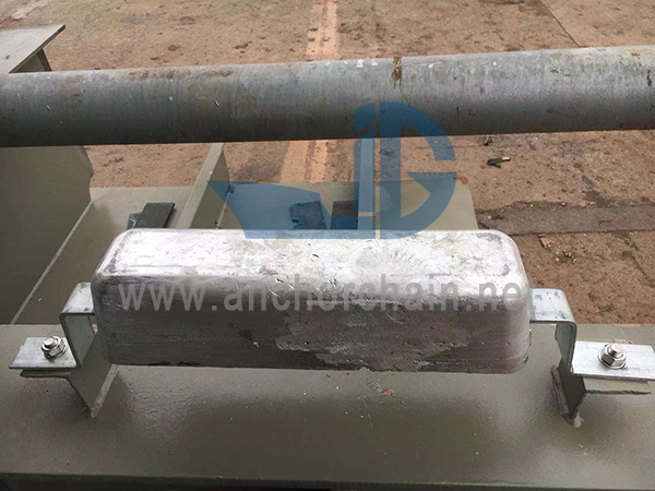 Anode Aluminium Umum kanggo Sistem Pendinginan Air Laut