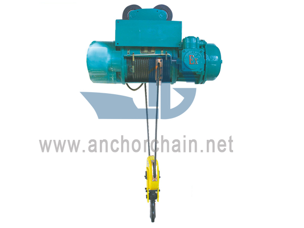 Explosion-bukti Wire Rope Electric Hoist