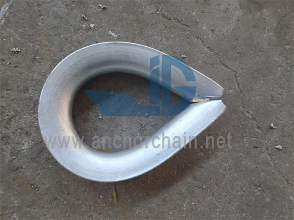 JIS B 2802 Thimble A Jinis Kanggo Bare Steel Wire Tali