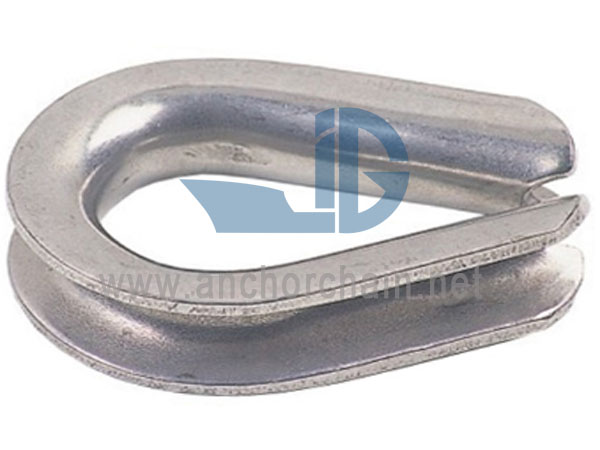 JIS B 2802 Thimble C Type Kanggo Manila(Serat) Tali
