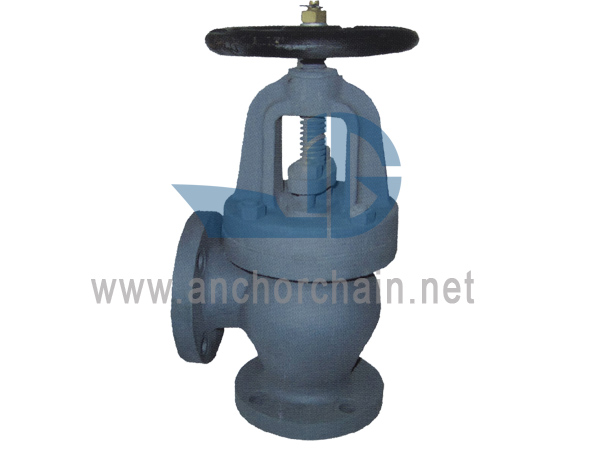 JIS F 7376 Cast Iron 10K Meneng-mudhun Priksa Angle Valves