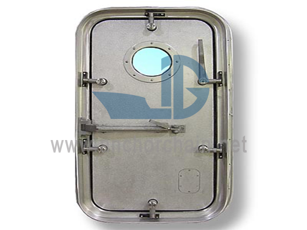 Pintu Kedap Cuaca Cepet Aluminium Laut kanthi Lever Tunggal