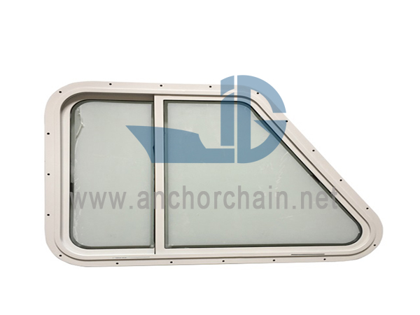 Jendela Trapezoid Aluminium Laut
