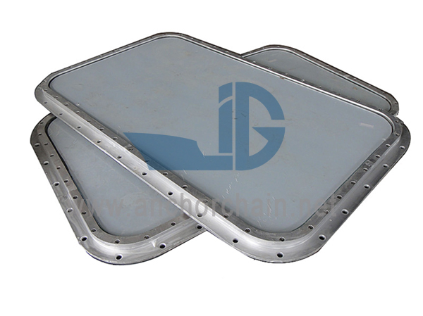 Jendela Rectangular Tetap Baja Laut kanggo Wheelhouse