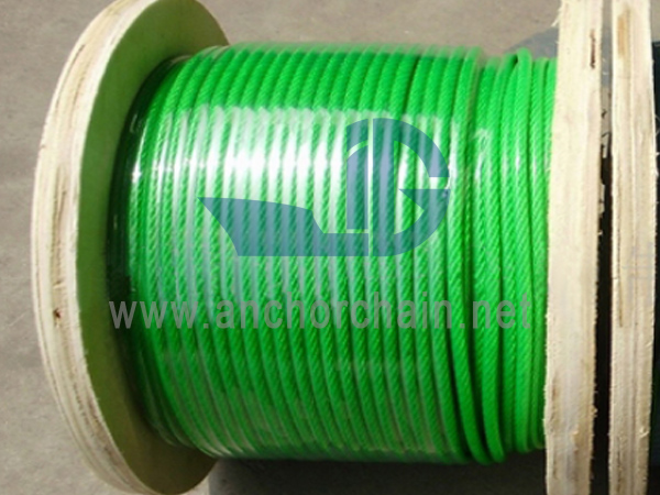 Tali Kawat Baja Dilapisi PVC