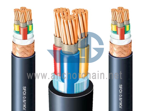SFOI Fire resistance shipboard kabel daya 0.61KV
