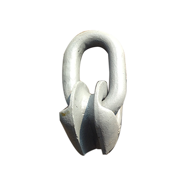 Thimble Solid Kanthi Link Oval Kanggo Tali Kawat Baja
