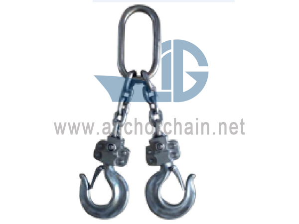 Penjepit Drum Minyak Rantai Ganda Stainless Steel