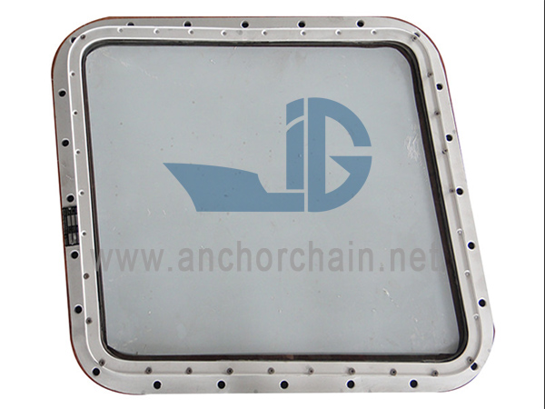 Steel Welded Fixed Rectangular Window kanggo Wheel House