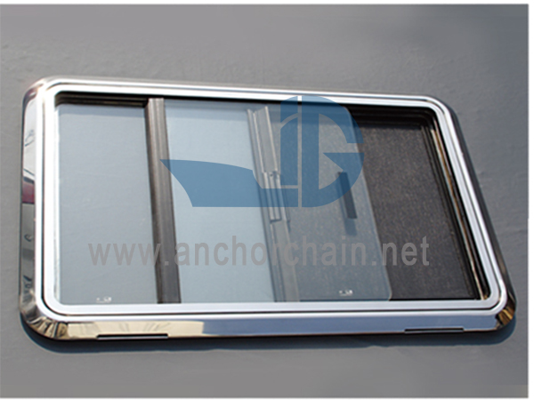 Yacht Aluminium Telung Pane Window Sliding